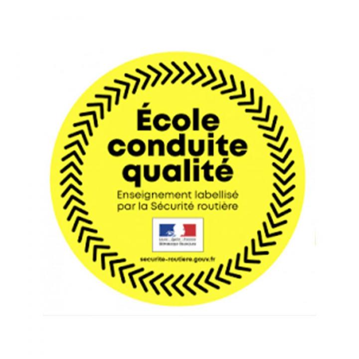 Logo école conduite qualité